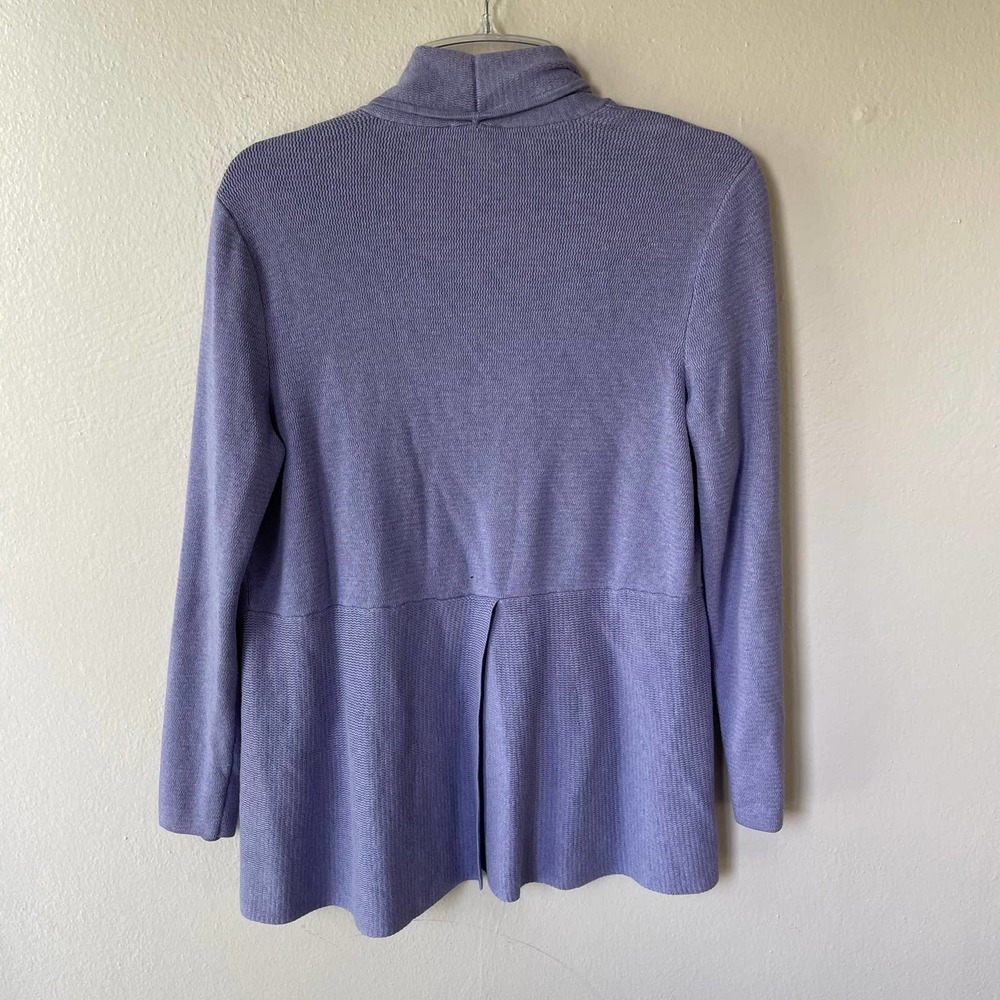 Talbots Lilac L Petite Open Cardigan - Picture 5 of 9